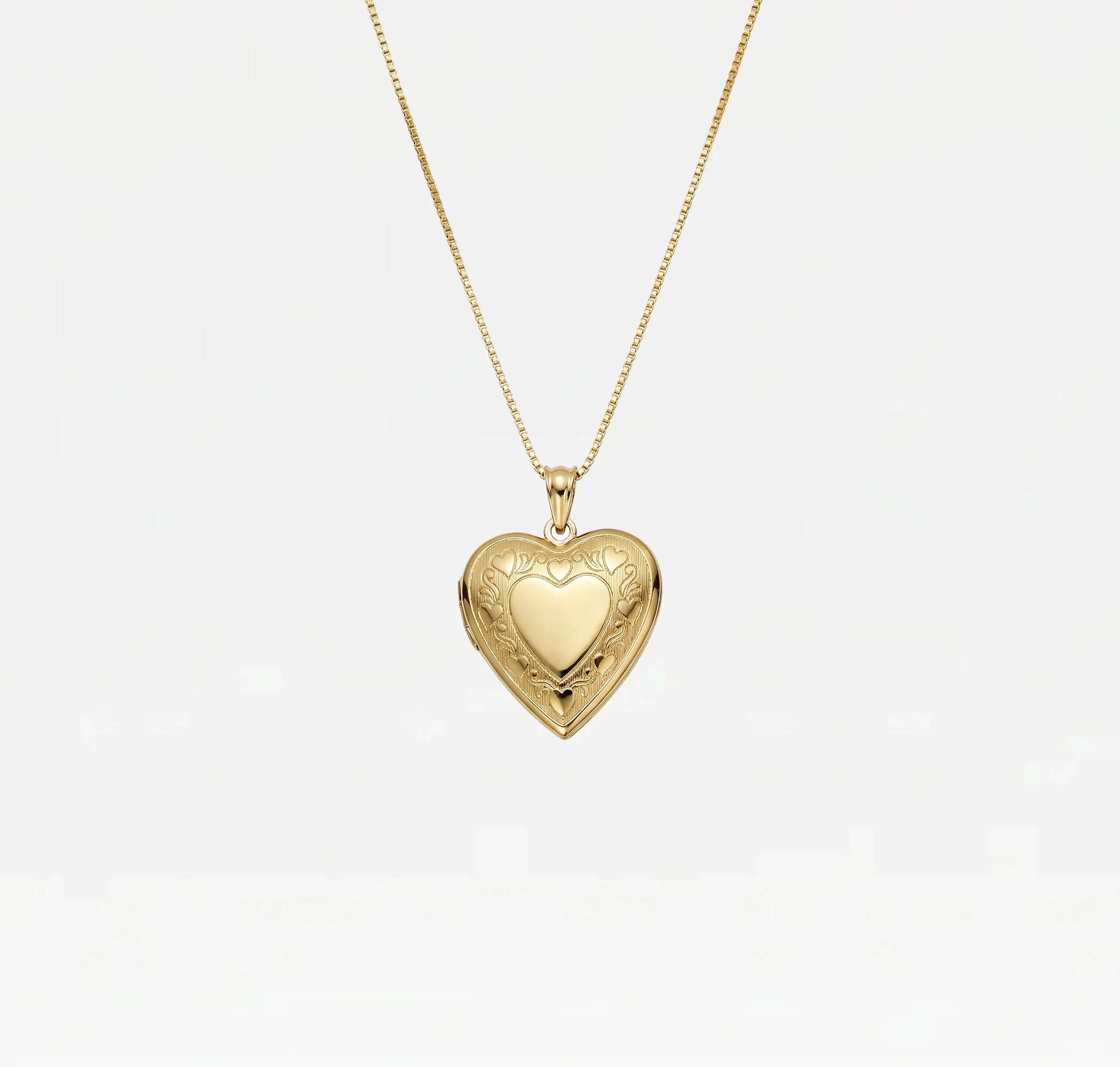 The M Jewelers The Heart Texture Photo Locket - Shop | Shop.com