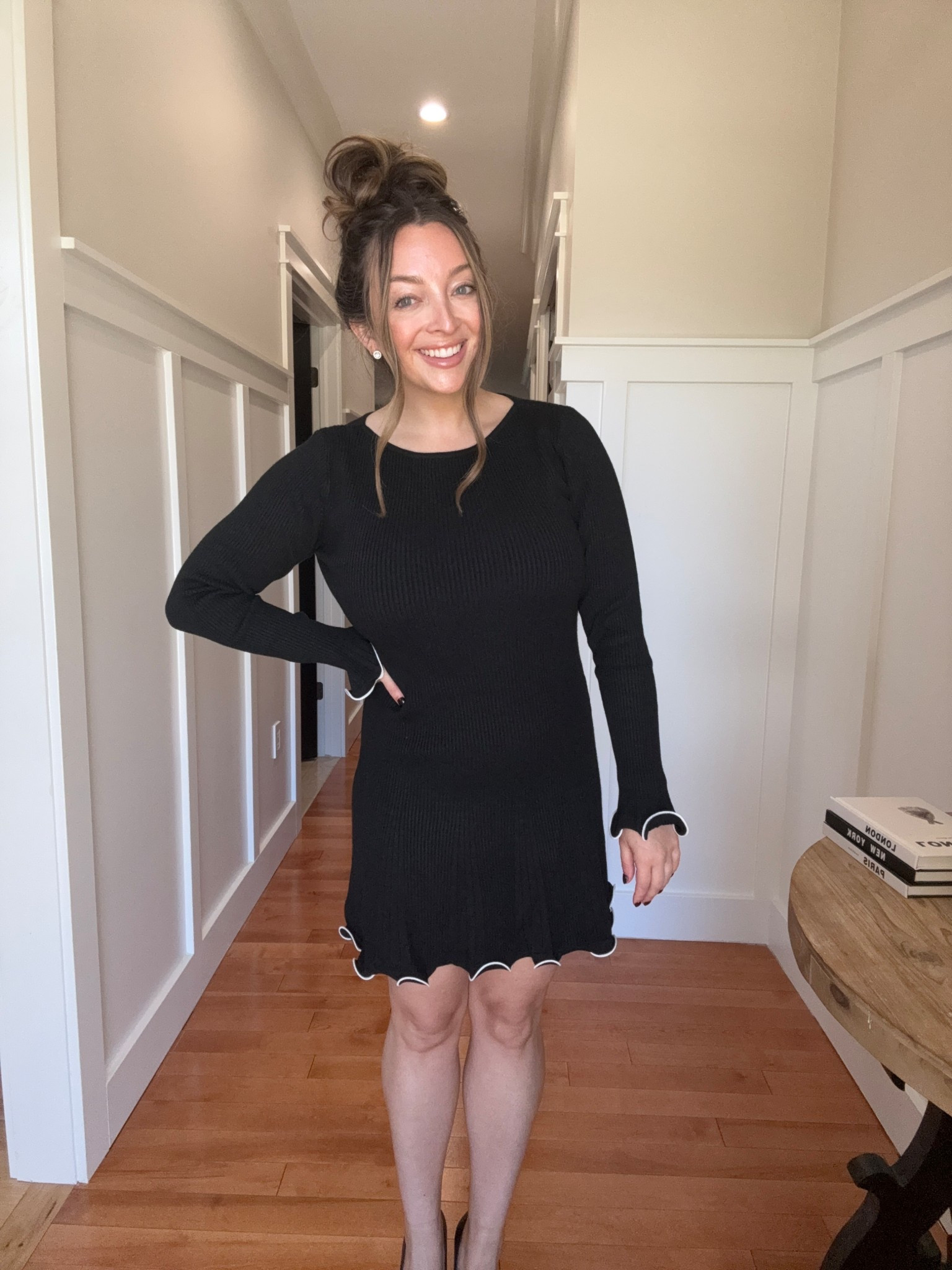 LBD with a twist 🖤 comfy, too! 

#LTKHoliday #LTKStyleTip #LTKFindsUnder100