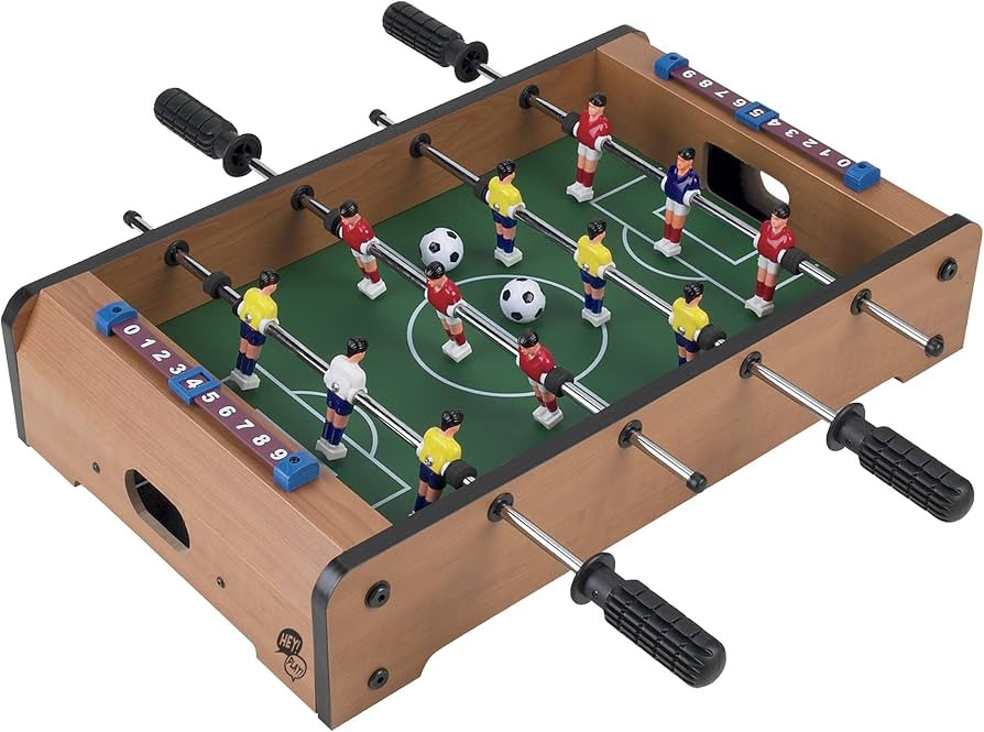 Tabletop Foosball Table- Portable Mini Table Football / Soccer Game Set with Two Balls and Score ... | Amazon (US)