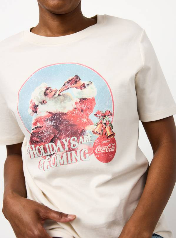 Coca-Cola Christmas Printed Crew T-Shirt 22 | Tu Clothing