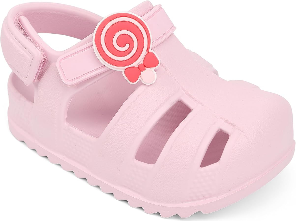 ChayChax Toddler Boys Girls Wide Toe Box Sandals Children's Closed Toe Water Sandal with Adjustab... | Amazon (US)