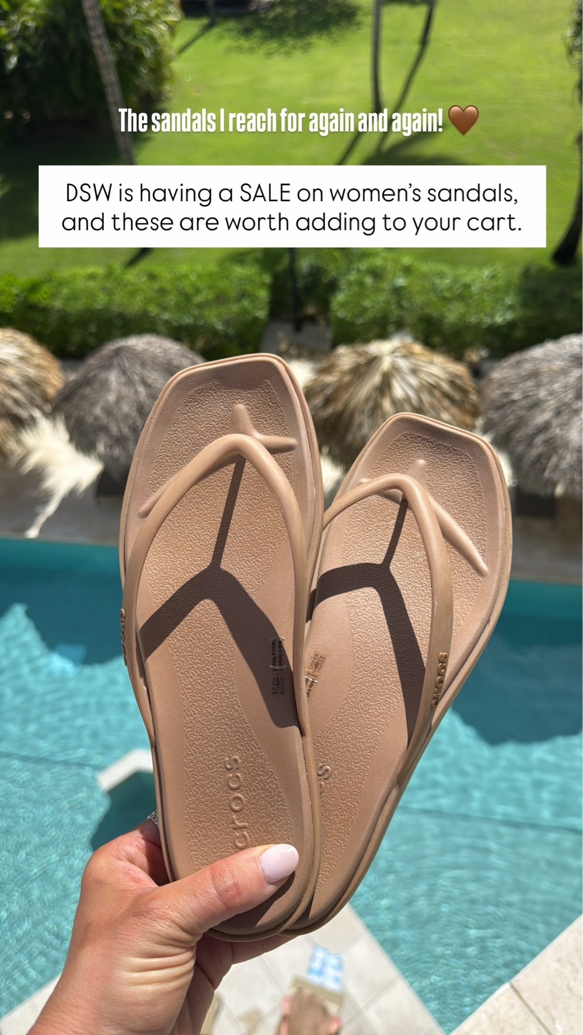 The sandals I keep reaching for over and over 🤎 If you’ve been thinking about grabbing a pair, now’s the time because DSW is having a sale on women’s sandals!

#DSW #DSWShoes #SandalSeason #SummerStyle #SummerShoes #LTKStyle #LTKFinds #CasualStyle #EverydayStyle #SaleAlert