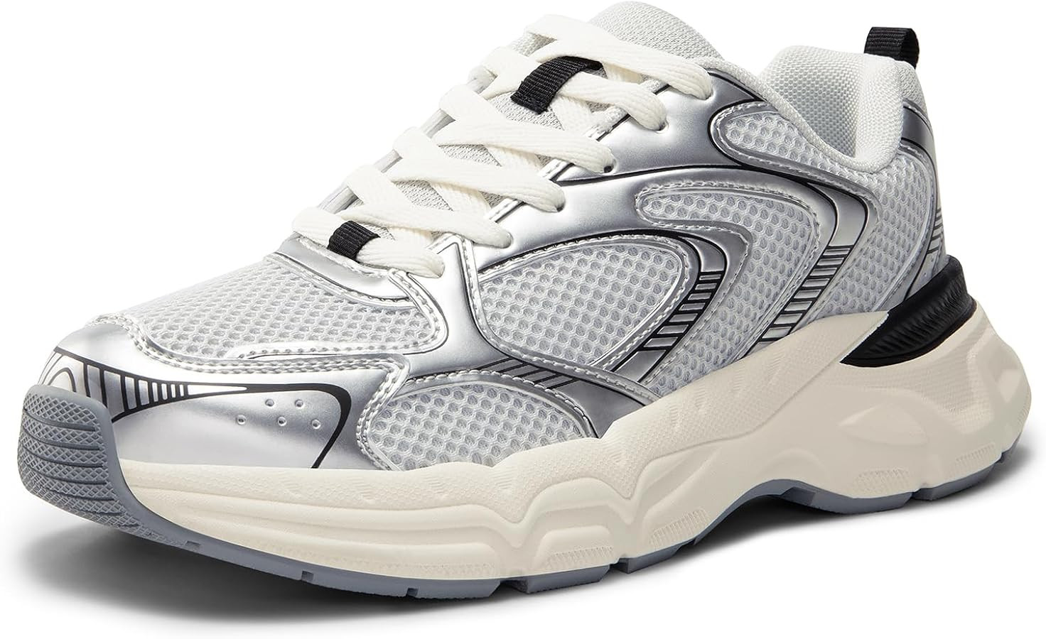 DREAM PAIRS Women's Platform Chunky Fashion Sneakers Walking Lace-Up Celi Comfortable Y2K-Style S... | Amazon (US)