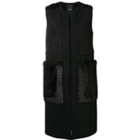 Pinko panelled sleeveless coat - Noir | Topman FR