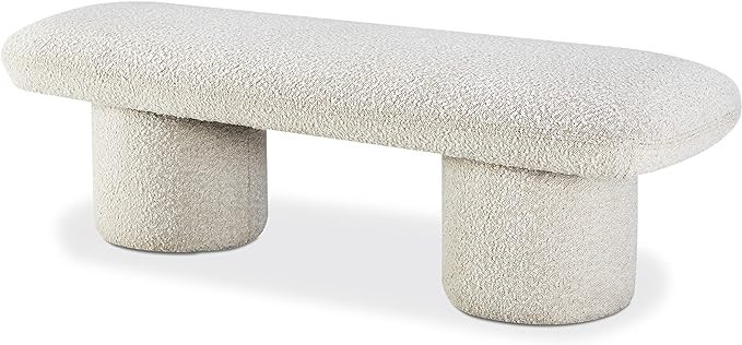 POLY & BARK Este Bench, Crema White Boucle | Amazon (US)