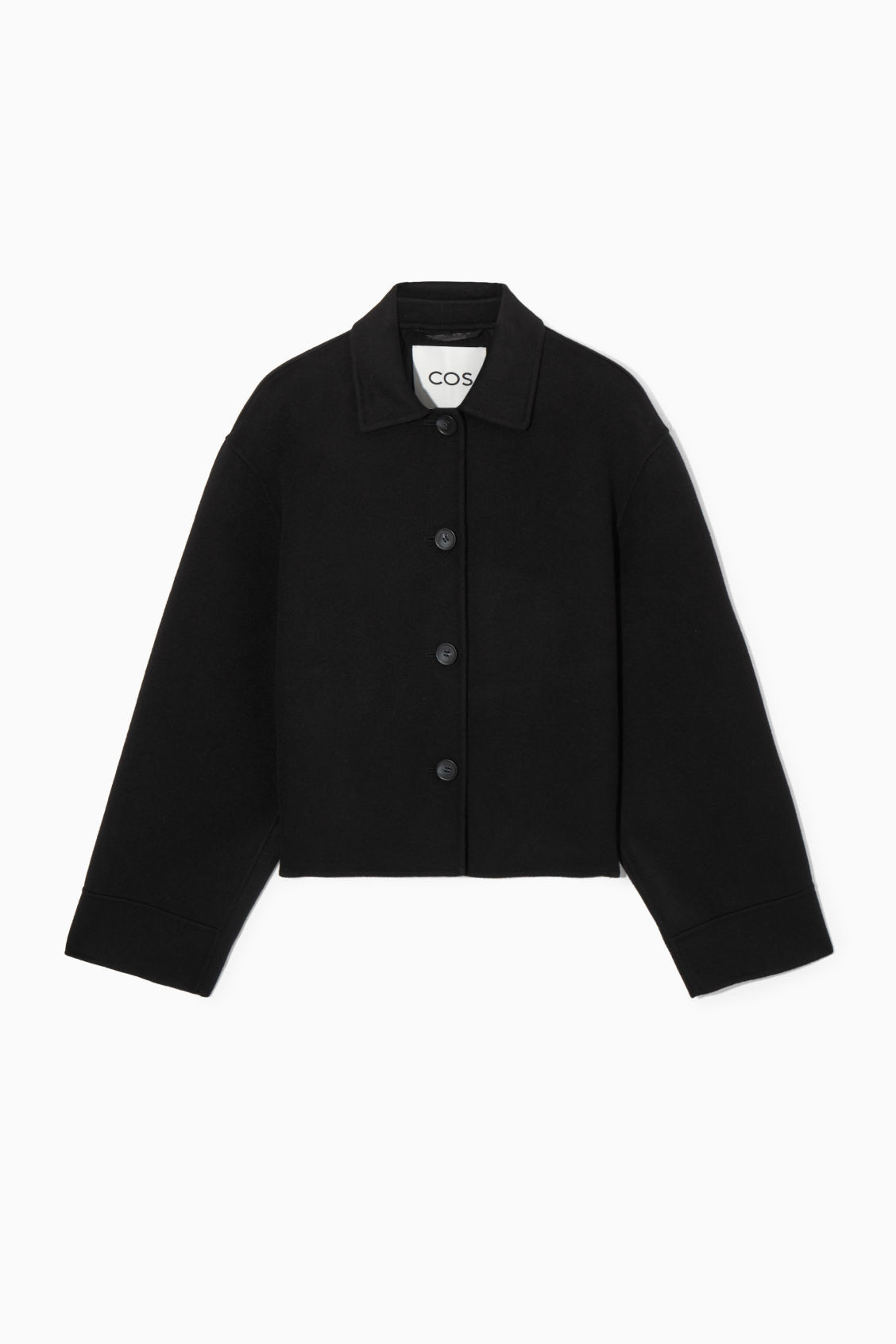 BOXY DOUBLE-FACED WOOL JACKET | COS UK