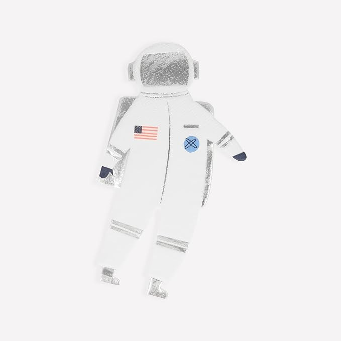 Meri Meri Astronaut Napkins (Pack of 16), Thick & Absorbent 3-Ply Paper Napkins, Disposable | Amazon (US)