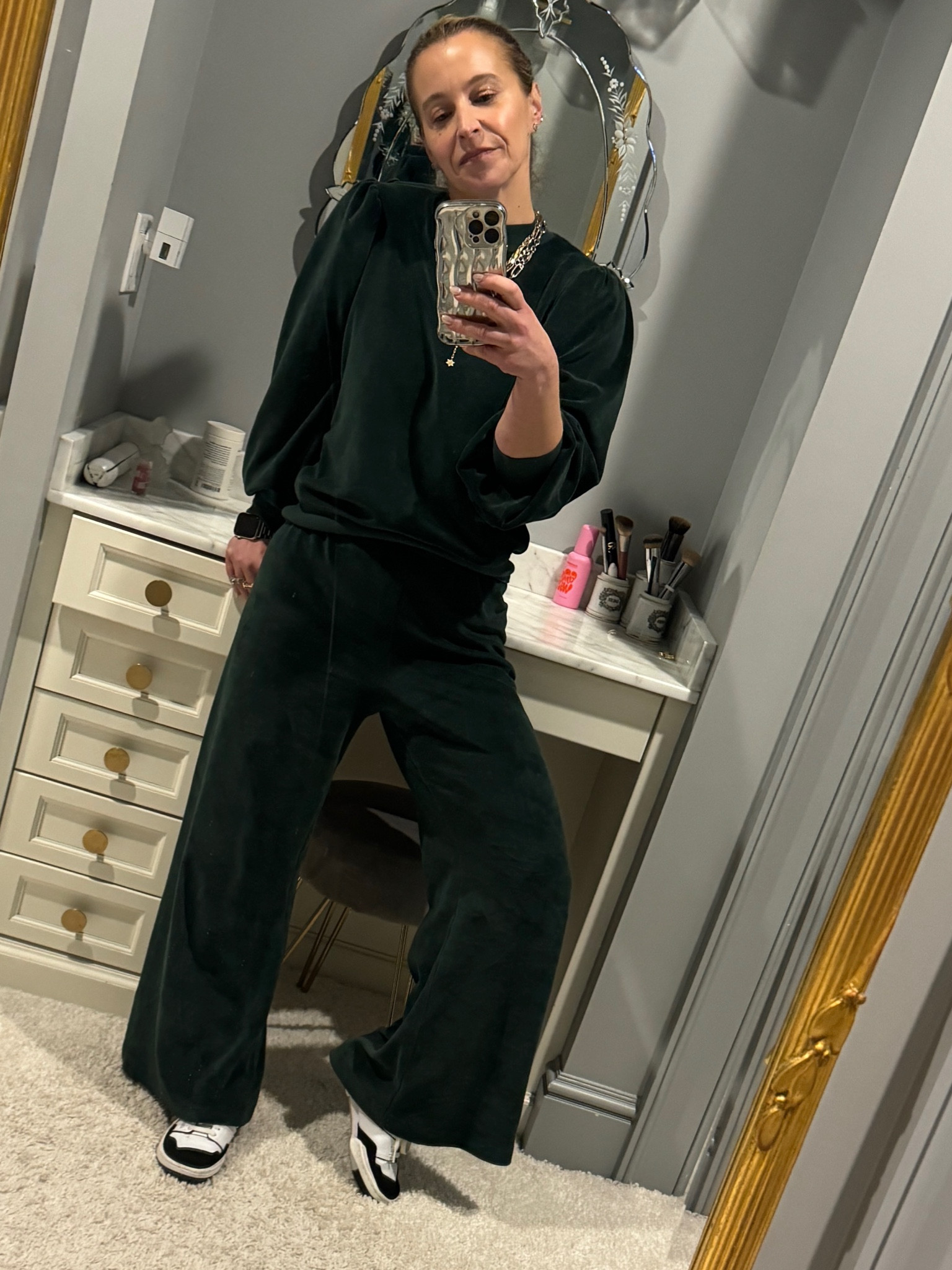 Give me all the matching sets. 

Sweatsuits - velour - Sunday style - travel outfitt

#LTKtravel #LTKstyletip #LTKover40