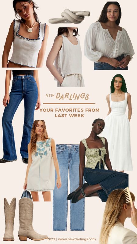 Current favorites - spring on the mind - casual outfits - high rise denim and spring dresses 

#LTKSpringSale #LTKSeasonal #LTKstyletip