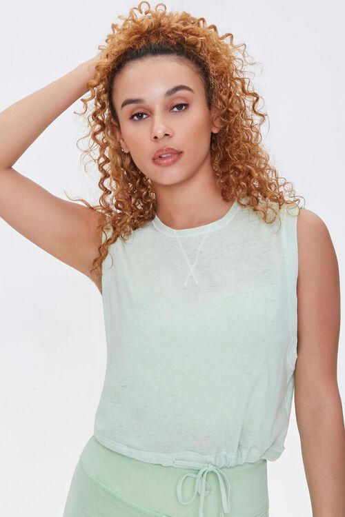 Active Drawstring-Hem Muscle Tee | Forever 21 (US)