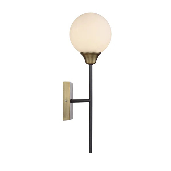 Ducote 1 - Light Dimmable Oil Rubbed Bronze/Brass Wallchiere | Wayfair North America