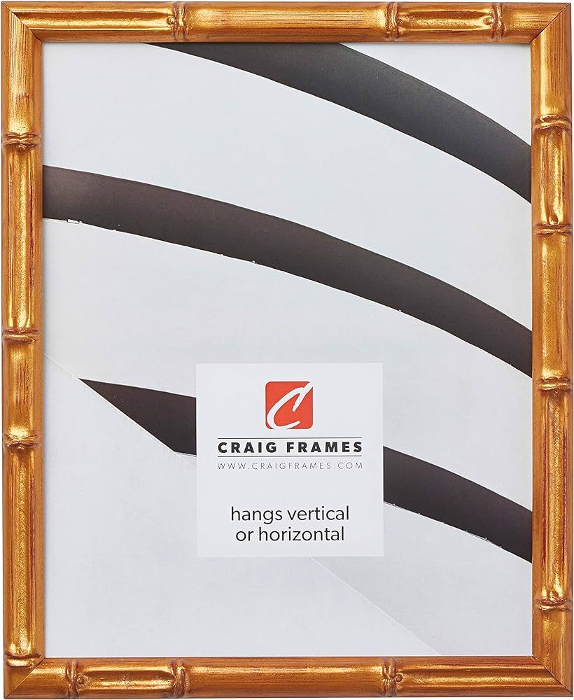 Craig Frames Vintage Gold Bamboo Composite Picture Frame, 24 by 30-Inch | Amazon (US)