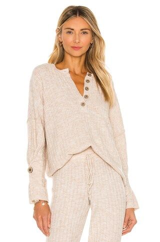 Free People Around the Clock Pullover in Oatmeal from Revolve.com | Revolve Clothing (Global)