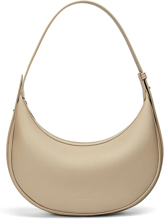 BOSTANTEN Crescent Shoulder Bag Vegan Leather Purses for Women Trendy Crossbody Clutch Hobo Handb... | Amazon (US)