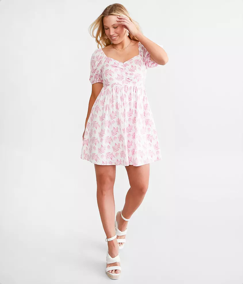 Open Back Tie Mini Dress | Buckle