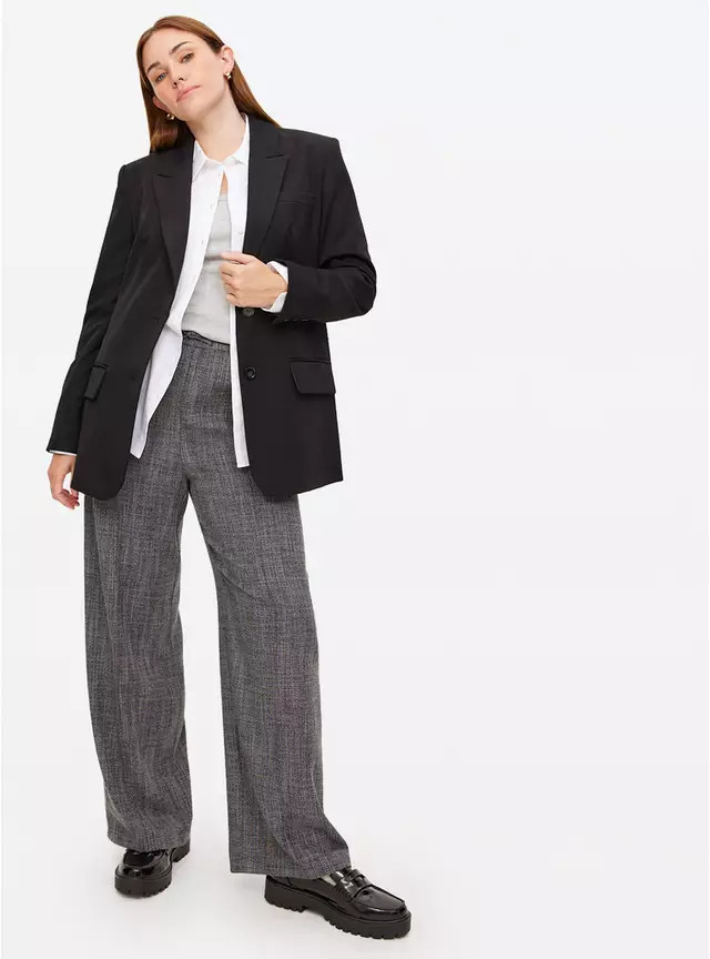 Black Co-ord Ultimate Relaxed Blazer 8 | Tu Clothing
