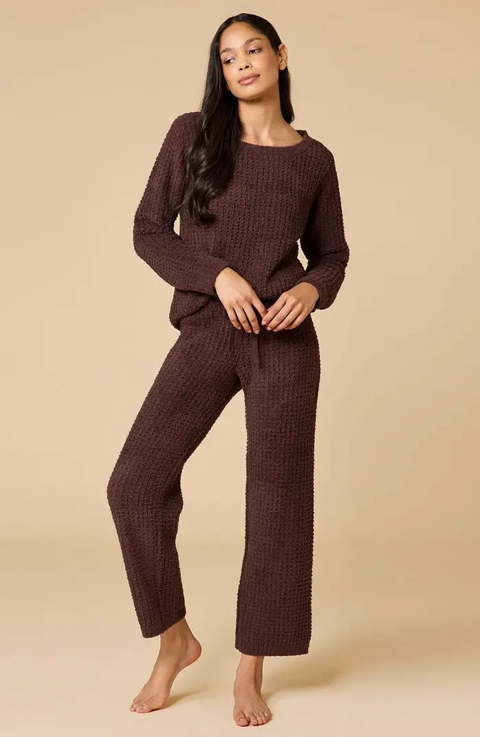 Softies Waffle Marshmallow Boat Neck Lounge Set | Nordstrom | Nordstrom