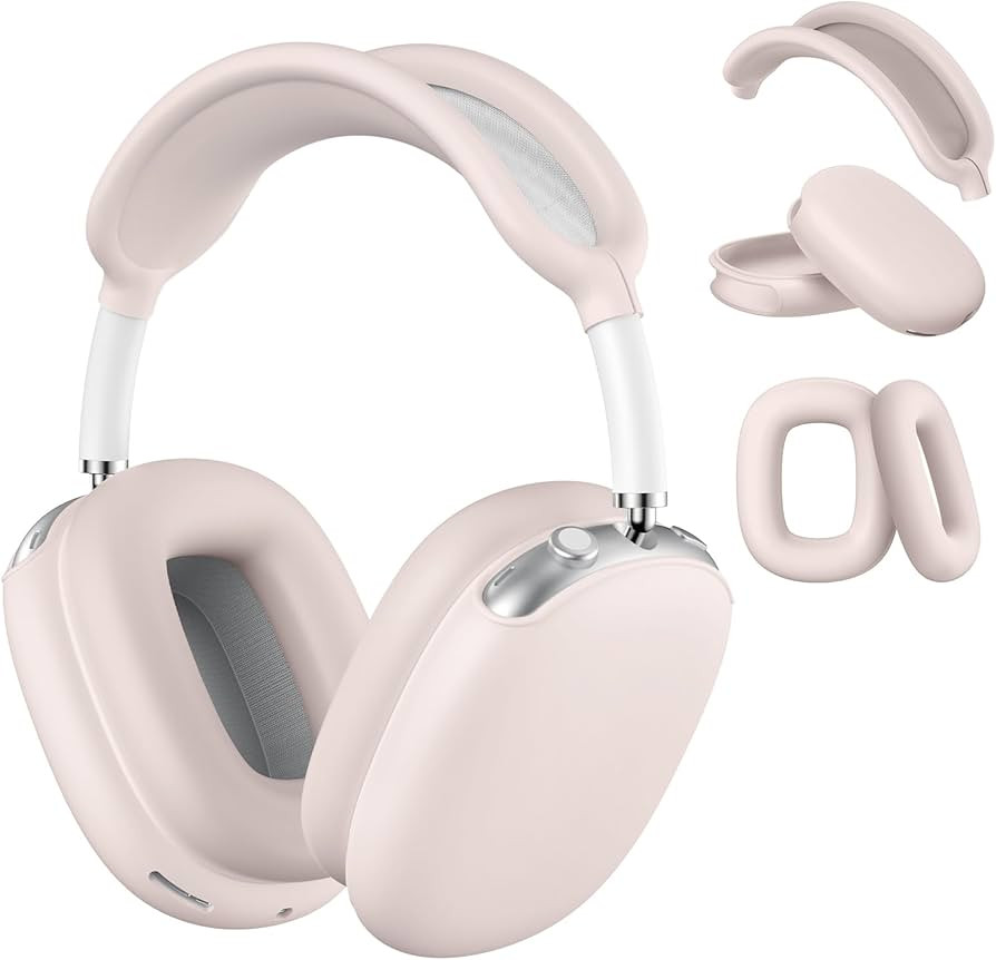 Silicone Case Cover for AirPods Max Case, Anti-Scratch Ear Pad Case Cover/Ear Cups Cover/Headband... | Amazon (US)