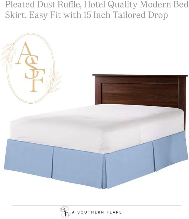 Upgrade your bedroom with this luxurious bed skirt! Perfect for a hotel-quality look at home. #Be... | Amazon (US)