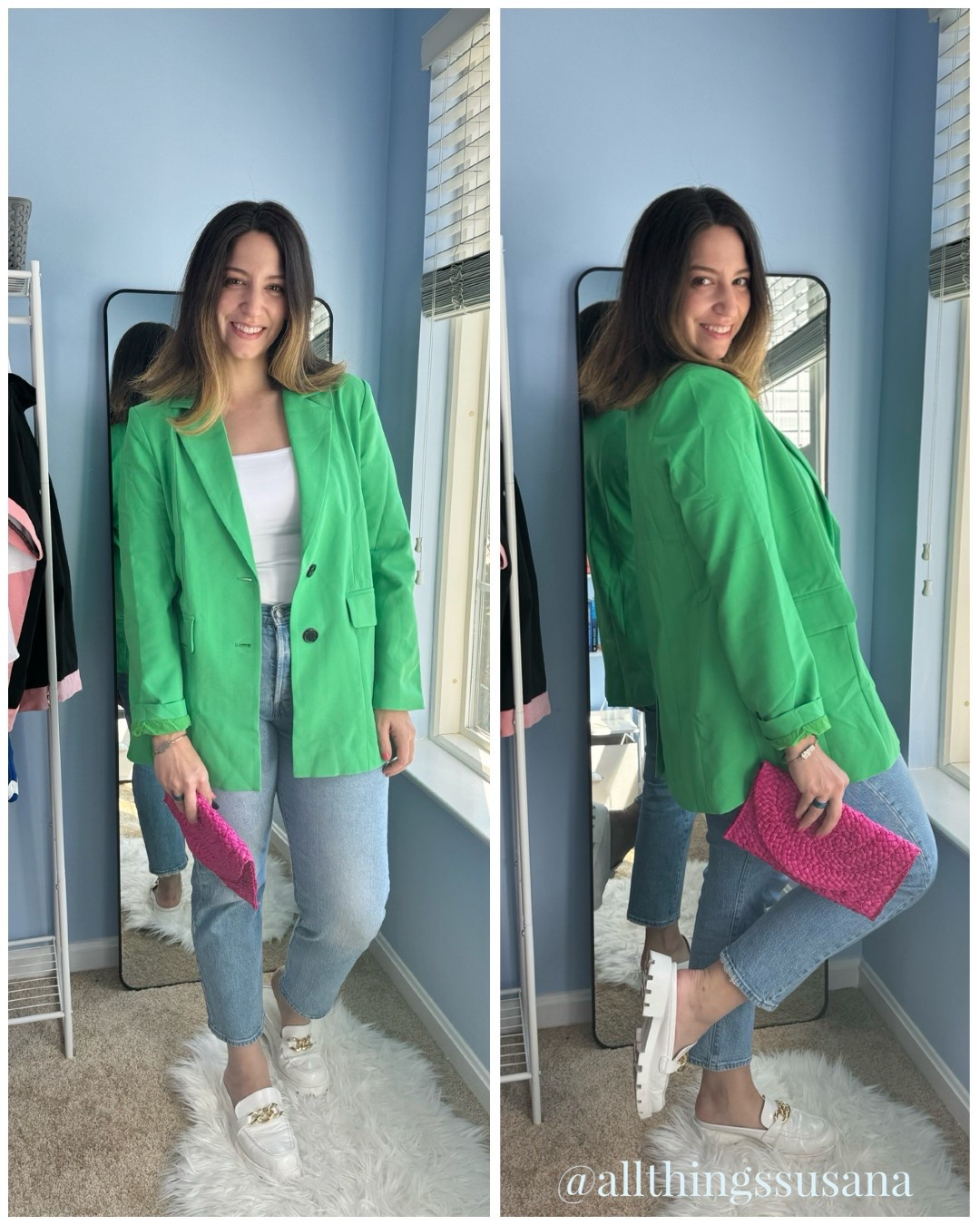 Love green and pink combo 

#LTKStyleTip #LTKMidsize #LTKSeasonal