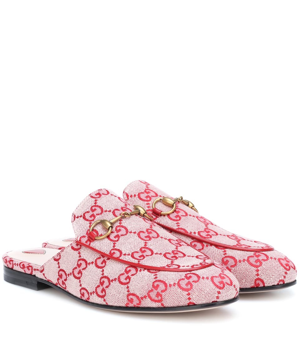 Princetown GG canvas slippers | Mytheresa (IT)