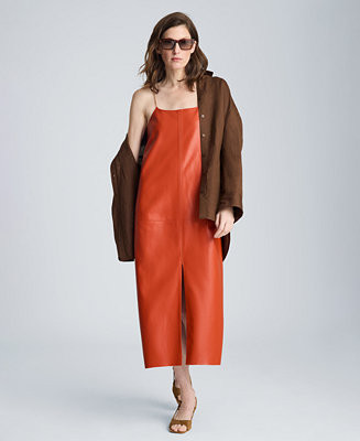 Women's Metal Strap Midi Slip Dress | Macy's