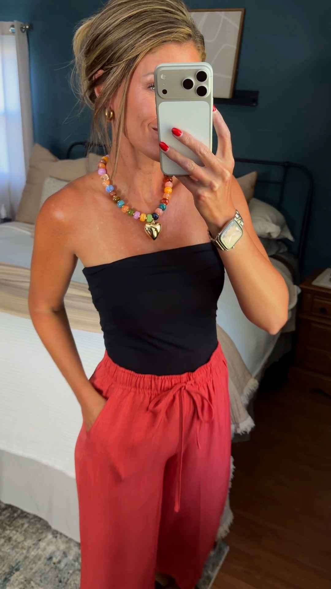 Fun easy Summer outfit idea. 
Top and pants medium

#LTKSeasonal #LTKOver40 #LTKootd