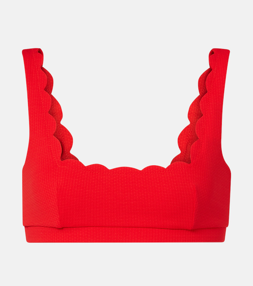 Marysia Mini Palm Springs scalloped bikini top | Mytheresa (US/CA)