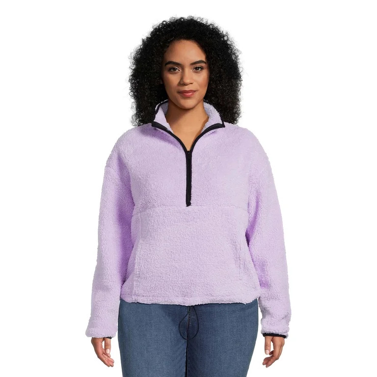 No Boundaries Juniors Plus Size Plush Pullover, Sizes 1X-4X | Walmart (US)