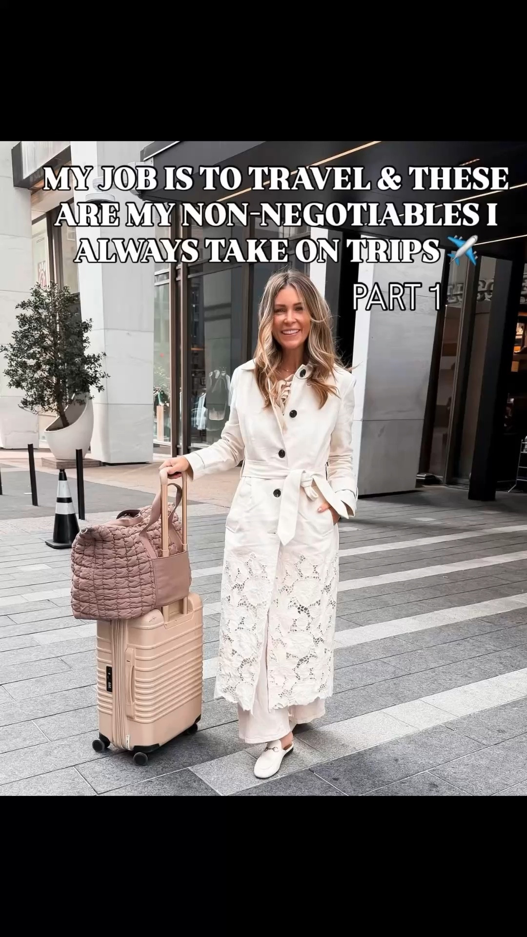 Non negotiables for travel as a content creator part 1 ✈️🙌🏻 yall don’t want to miss slide 4 even if you don’t travel! We have a trip coming up next week so let me know if you have questions or want to see more! 

#travel #travelmusthaves #cruise #springbreak #flightessentials

🔍: travel, travel essentials, travel must haves, travel favorites, spring break, velvet caviar, MagSafe tripod, hand sanitizing wipes, canon camera, camera case, Beis luggage, target weekender bag, makeup bag, Calpak toiletry bag, label maker, pill case, medicube mask, jawline mask, self care, Texas content creator 

#LTKselfcare #LTKTravel #LTKOver40