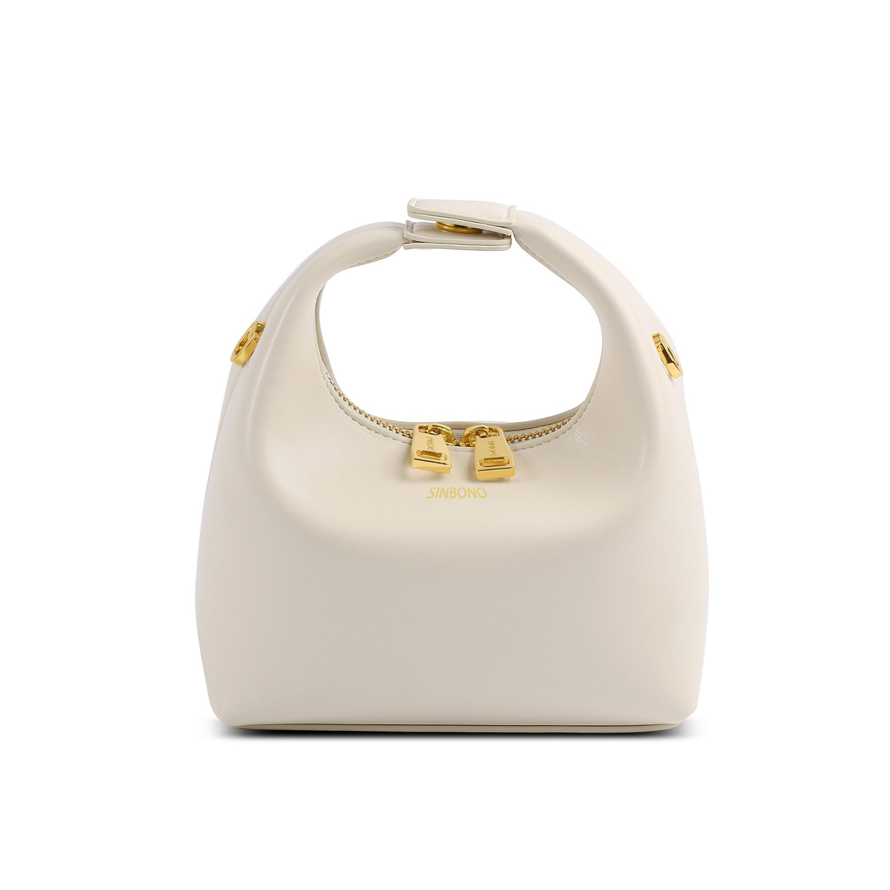 Vienna Top Handle  Crossbody Bag - Ivory | SINBONO INC.