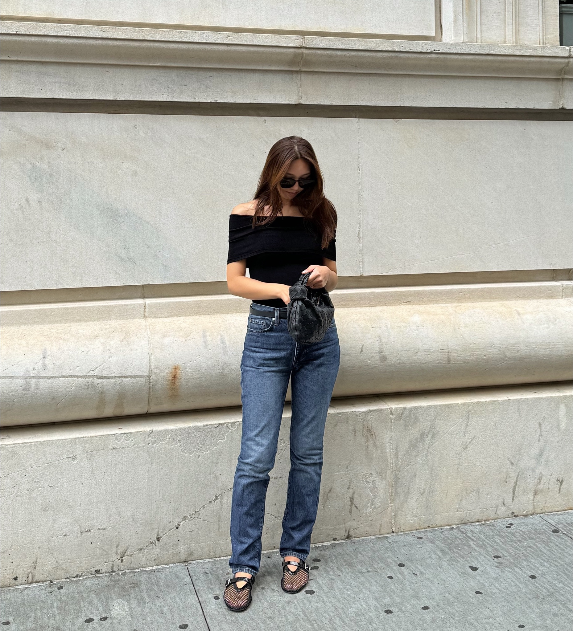 Off the shoulder and jeans 🖤

#ootdnewyork10 #alaia #alaïa #summerlooks

#LTKShoeCrush #LTKStyleTip #LTKNYFW