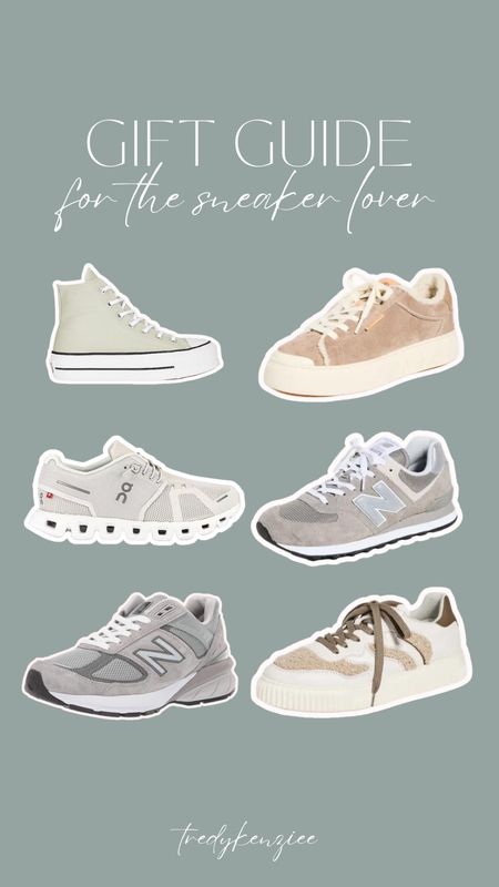 gift guide for the sneaker girl 🤍 - love these neutral sneakers and would be such a great gift idea 

#LTKshoecrush #LTKGiftGuide