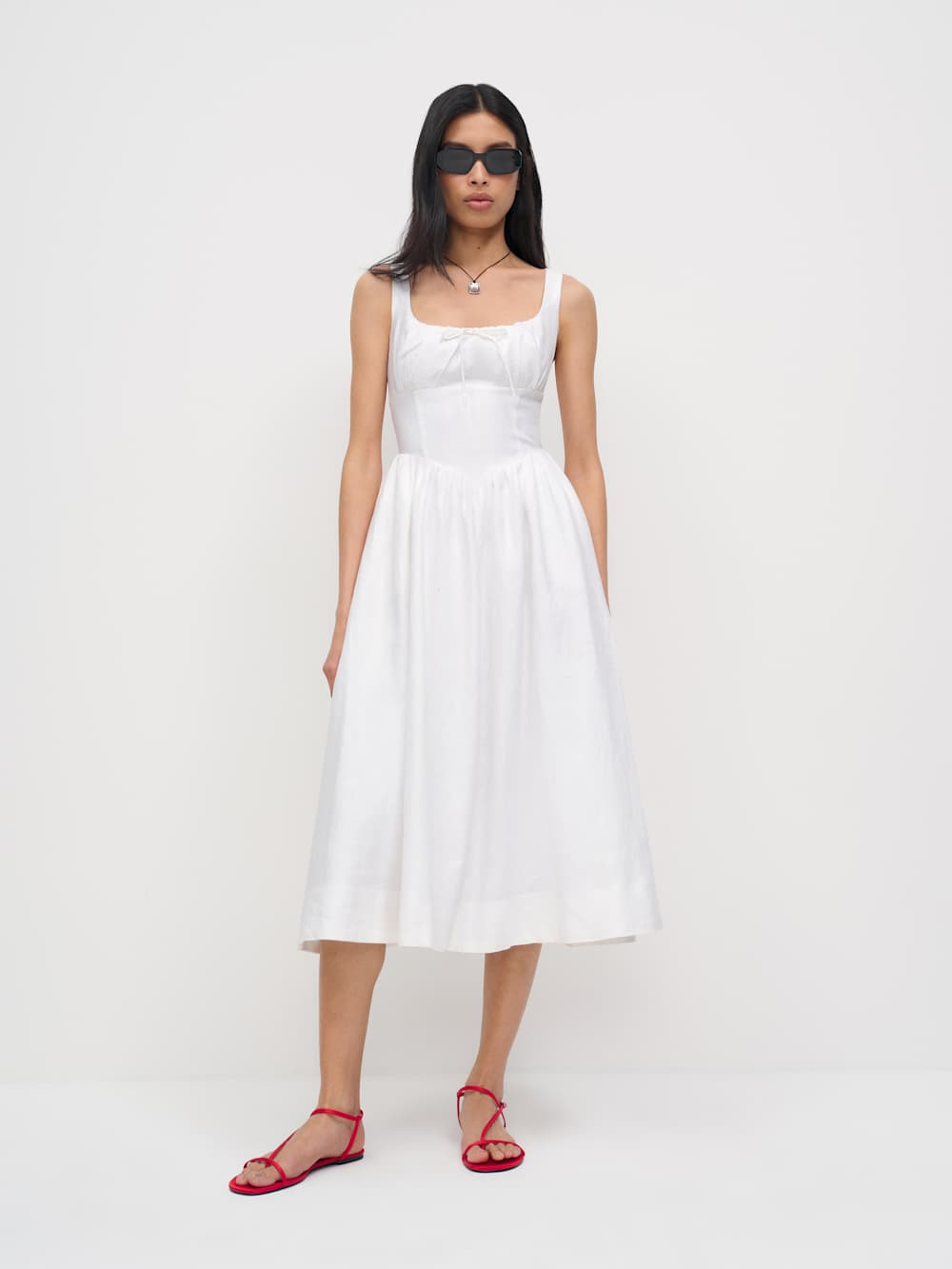 Balia Linen Dress | Reformation (Global)