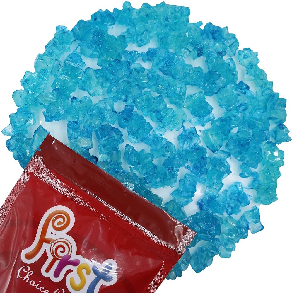 FirstChoiceCandy Rock Candy Strings 1.5 Pound Bulk Bag (Blue Raspberry) | Amazon (US)