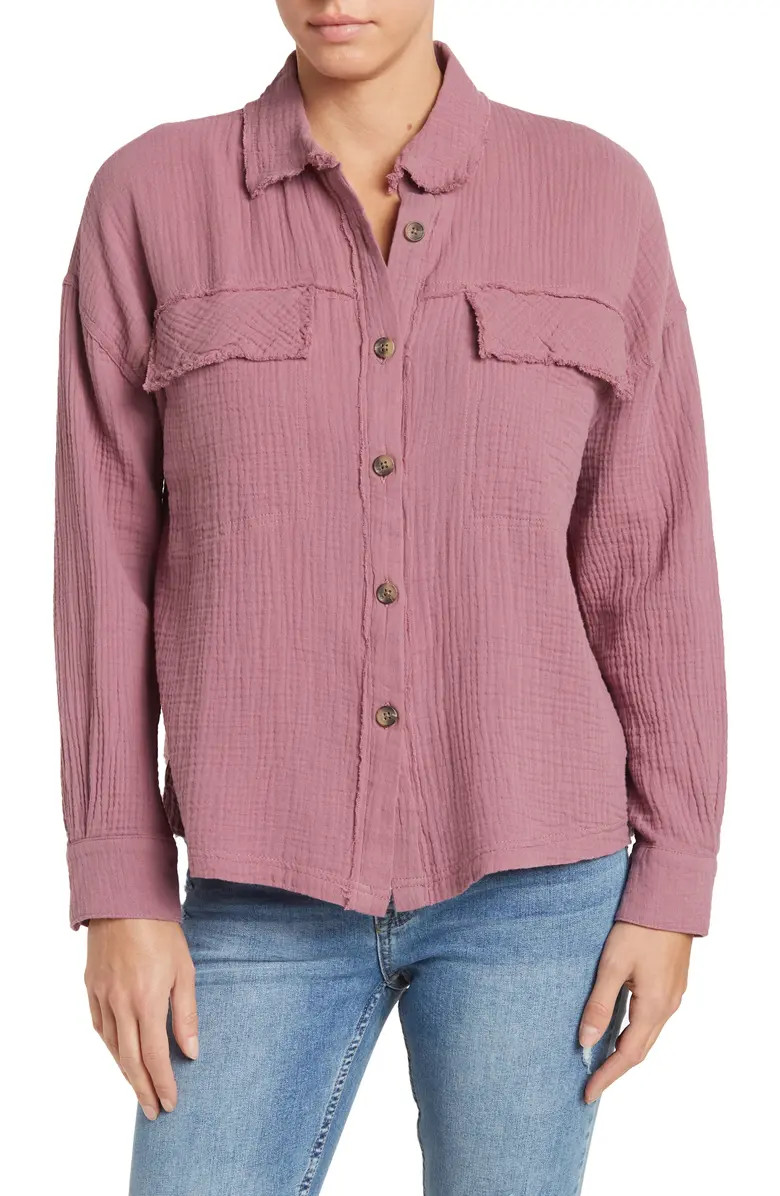 Liz Gauze Shacket | Nordstrom Rack