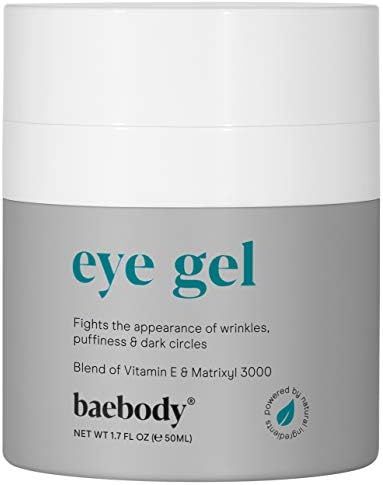 Baebody Eye Gel for Under and Around Eyes to Smooth Fine Lines, Brighten Dark Circles and De-Puff... | Amazon (US)