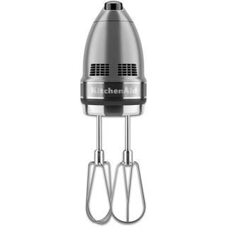 KitchenAid 7-Speed Contour Silver Hand Mixer with Beater and Whisk Attachments KHM7210CU - The Ho... | The Home Depot