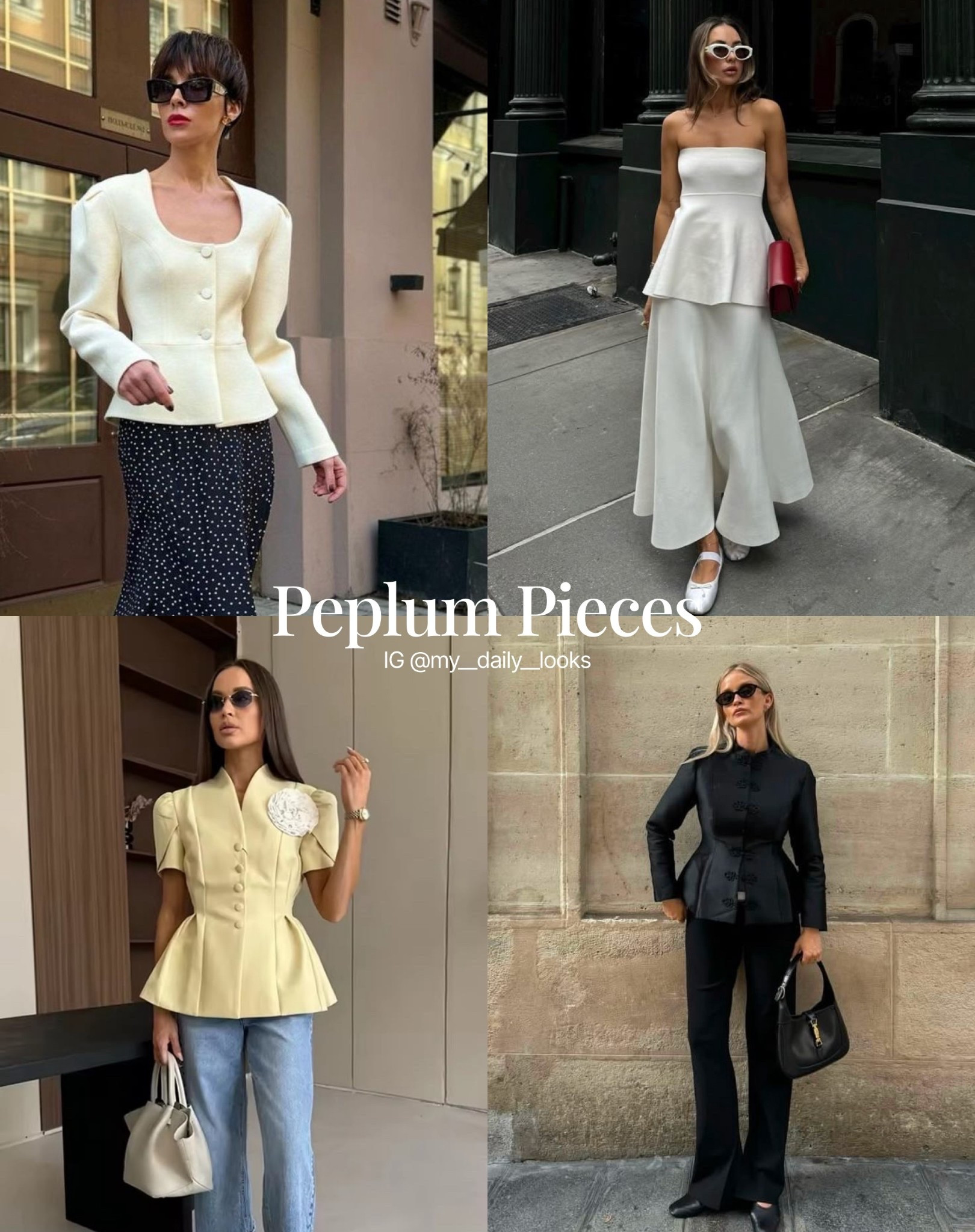 Spring/Summer Trends 2026: Peplum Pieces 🖤

#LTKsummer #LTKstyletip #LTKspring