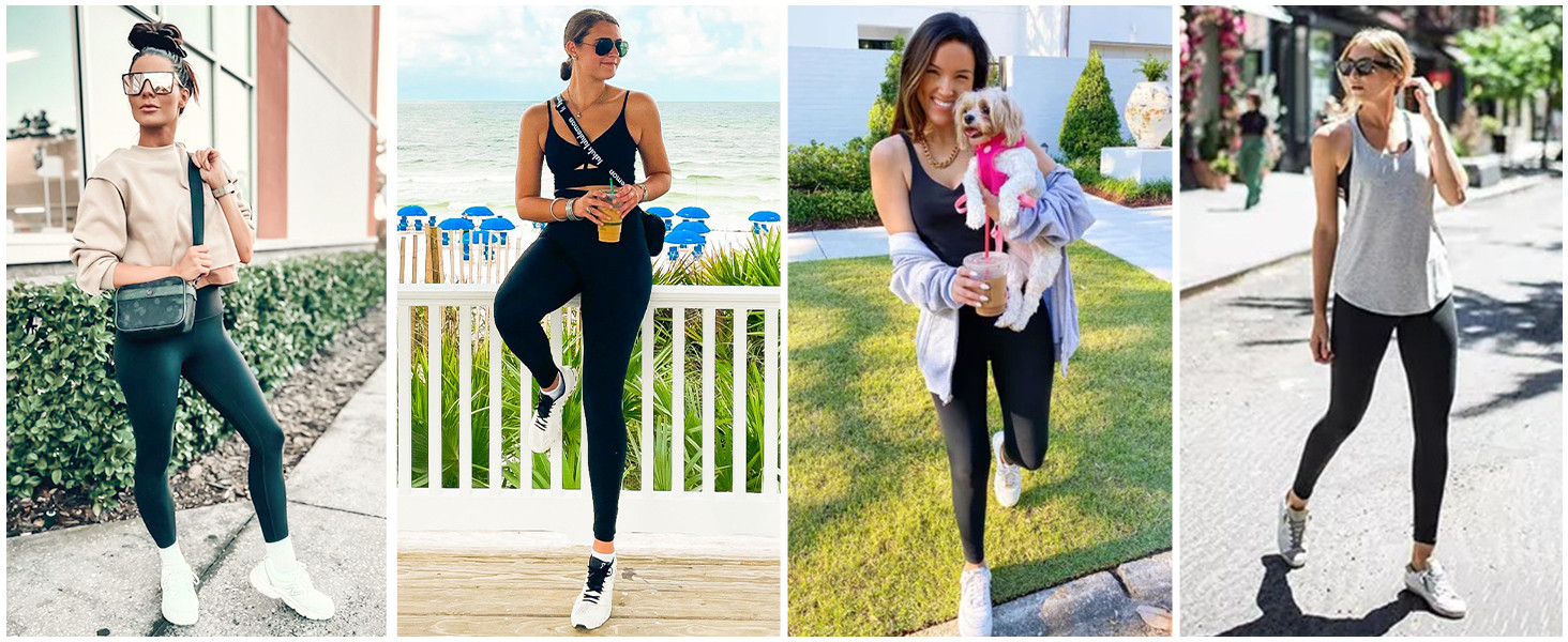 HeyNuts Essential 7/8 Leggings, Buttery Soft Pants Hawthorn Athletic Yoga Pants 25'' | Amazon (US)