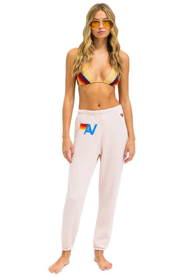 LOGO SWEATPANTS - LIGHT PINK | Aviator Nation