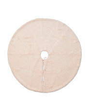 60in Dreamy Faux Fur Tree Skirt | Garlands & Trimmings | Marshalls | Marshalls