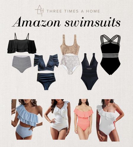 Amazon swimsuits! 

Summer, flattering, tummy control, one piece and two piece high waisted swimwear

#LTKsalealert #LTKstyletip #LTKswim