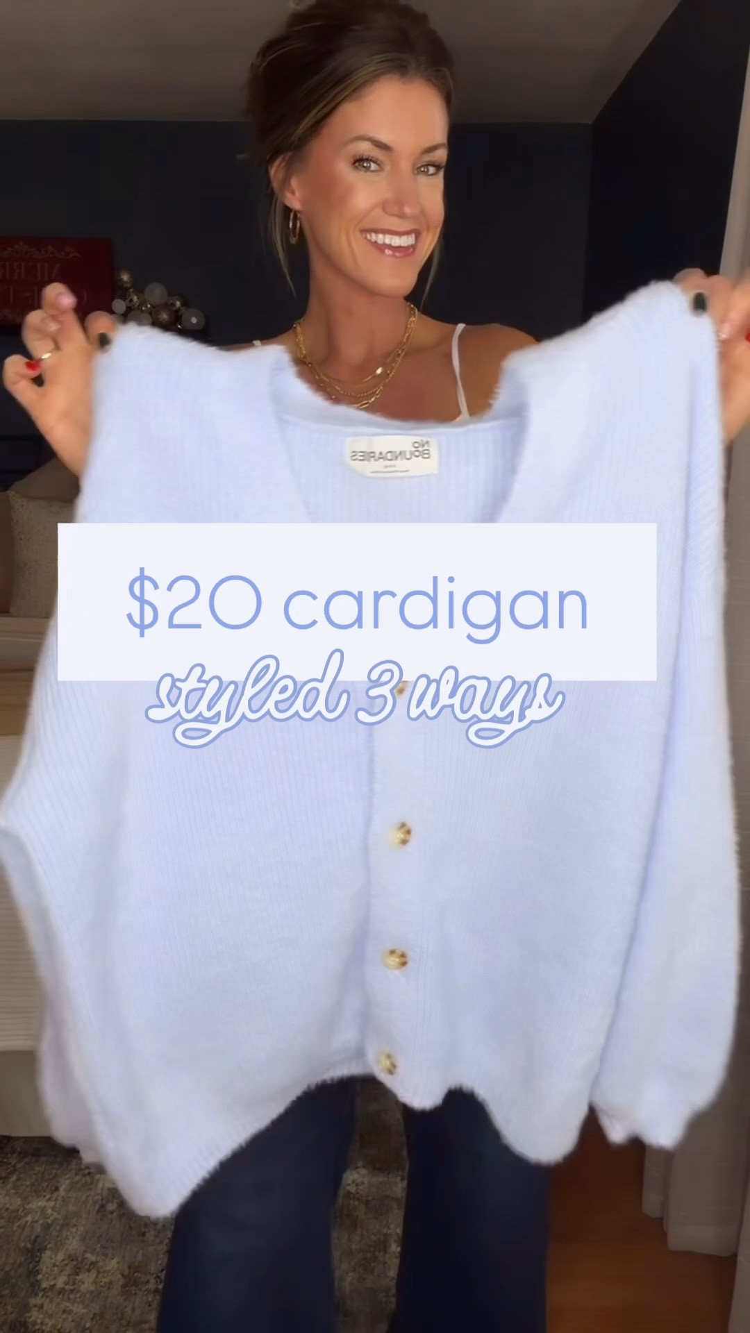 Styling this super soft, beautiful blue (less than $20) cardigan 3 ways. 
Cardigan small
Jeans/8
Top/smalll
Joggers/ small

#LTKootd #LTKWorkwear #LTKmomlife