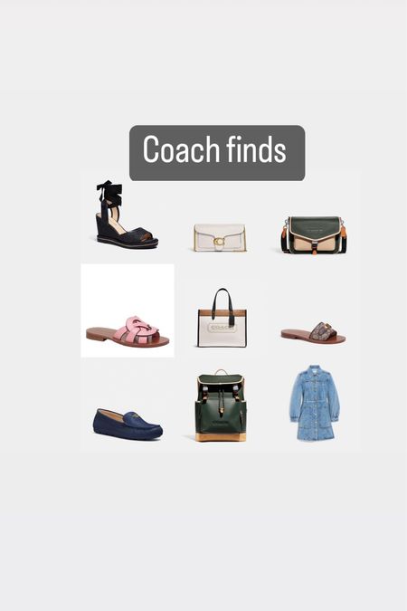 Shop these beautiful Coach finds. Perfect for Spring. 

Spring finds spring dress sandals 

#LTKFind #LTKshoecrush #LTKSeasonal