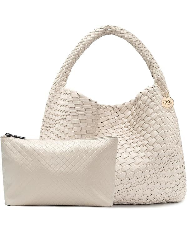 PS PETITE SIMONE Woven Tote Bag for Women Handbags for Women Woven Bag Summer Purses for Women | Amazon (US)