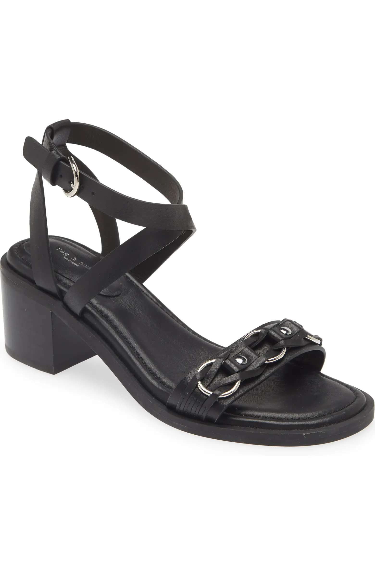 Geo Chain Ankle Strap Sandal (Women) | Nordstrom