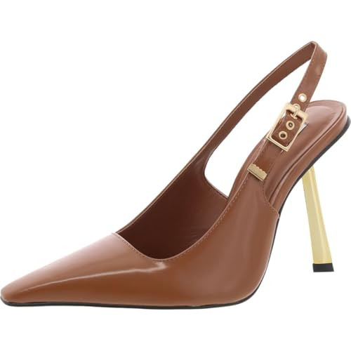 Steve Madden Women's Divine Pump, Camel Leather, 6.5 | Amazon (US)