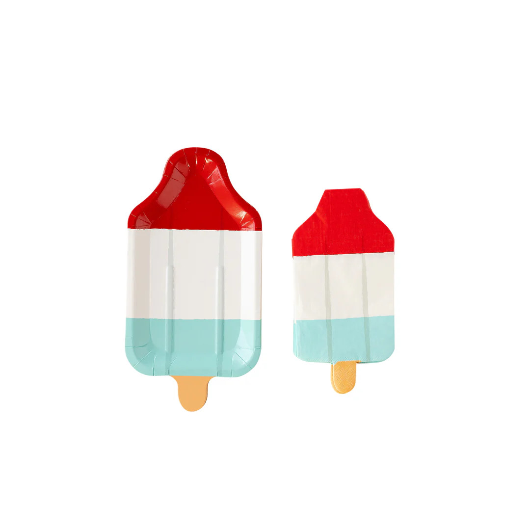 Rocket Pop Shaped Paper Plate | My Mind's Eye