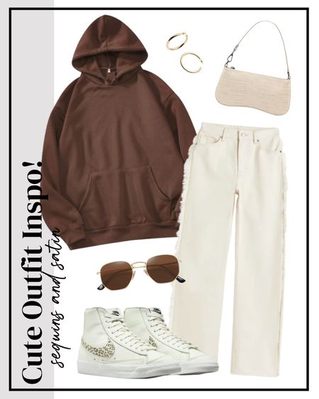 Shein fall hoodie outfit!
